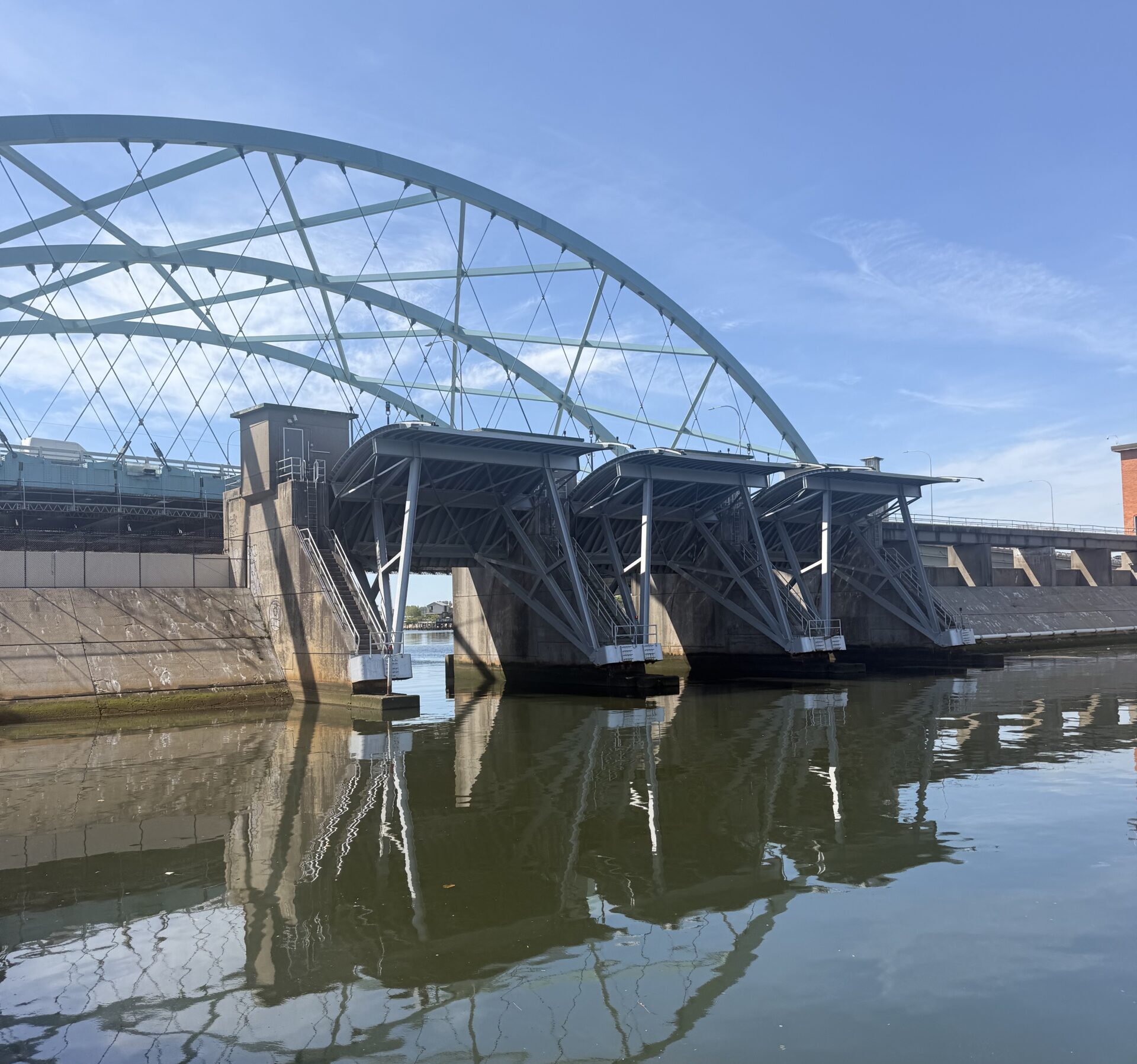 photo of the hurricane barrier in providence